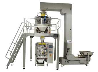 颗粒食品立式大米稻米包装机应用-420GS高速称重计量全自动一体包装机