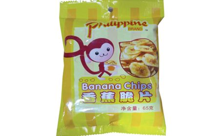 香蕉片-片状颗粒包装机械案例