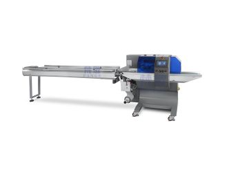 厨房用品清洁海绵包装应用-350单膜回转式枕式包装机