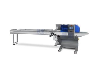 厨房用品清洁海绵包装应用-350单膜回转式枕式包装机